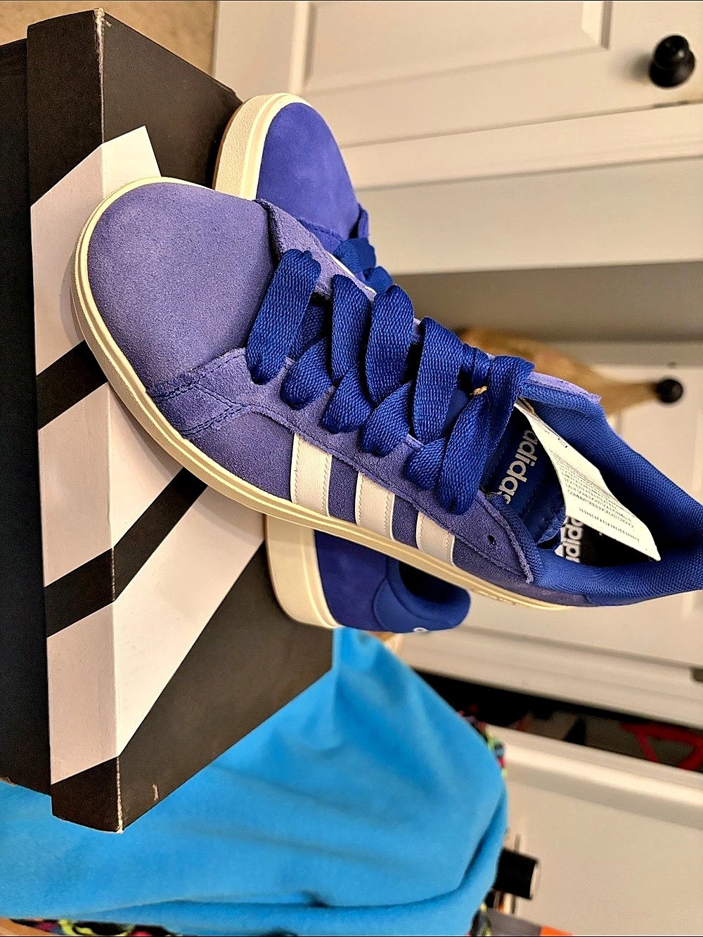 adidas Grand Court Base 00s Blue & White US M 7.5